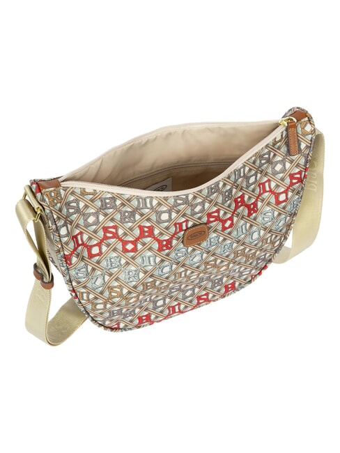 X-COLLECTION Bolso peque&ntilde;o de media luna &iquest;macram&atilde;?                                      - Bolsos Mujer