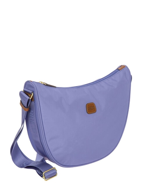 X-COLLECTION Bolso peque&ntilde;o de media luna lila - Bolsos Mujer