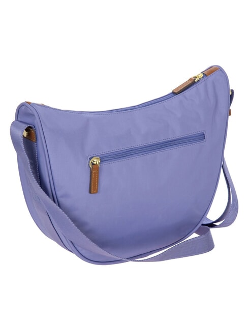 X-COLLECTION Bolso peque&ntilde;o de media luna lila - Bolsos Mujer