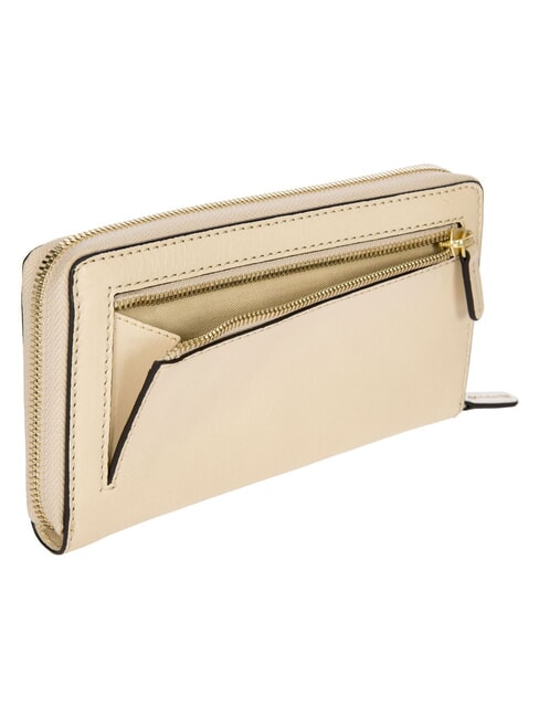 VOLTERRA Cartera con cremallera marfil - Carteras Mujer
