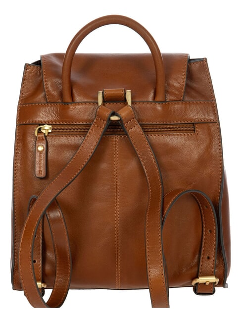 VOLTERRA Mochila de cuero tabaco - Bolsos Mujer