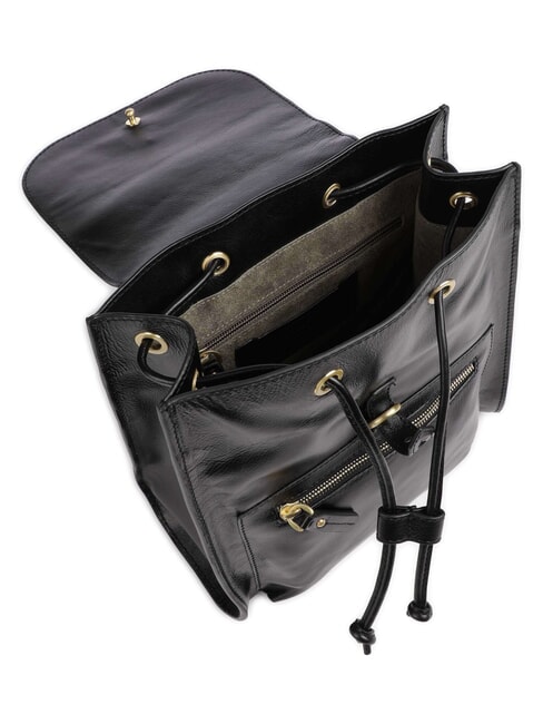 VOLTERRA Mochila de cuero negro - Bolsos Mujer