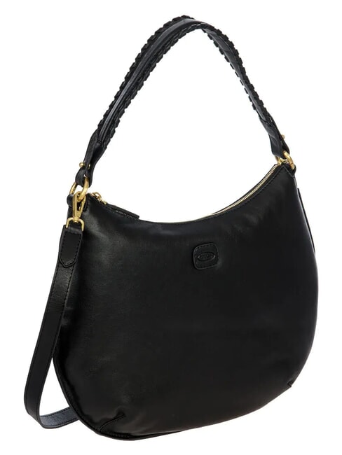 VOLTERRA Bolso de piel con correa para el hombro. negro - Bolsos Mujer