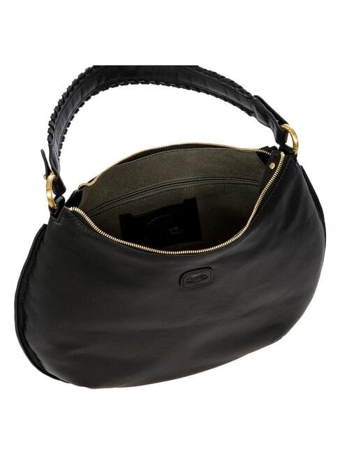 VOLTERRA Bolso de piel con correa para el hombro. negro - Bolsos Mujer
