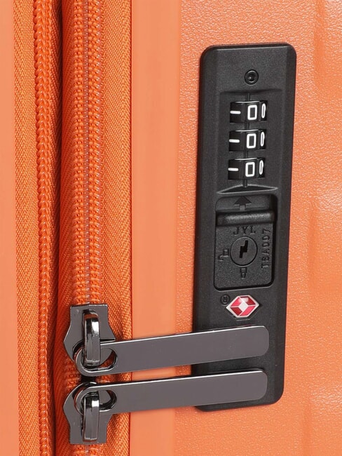 NAUSICAA Carro grande y extensible NARANJA - Trolley R&iacute;gidos