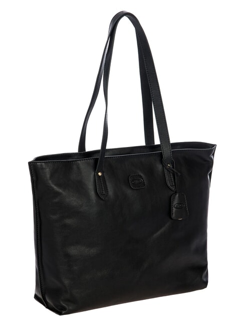 VOLTERRA Bolsa de compras de cuero negro - Bolsos Mujer