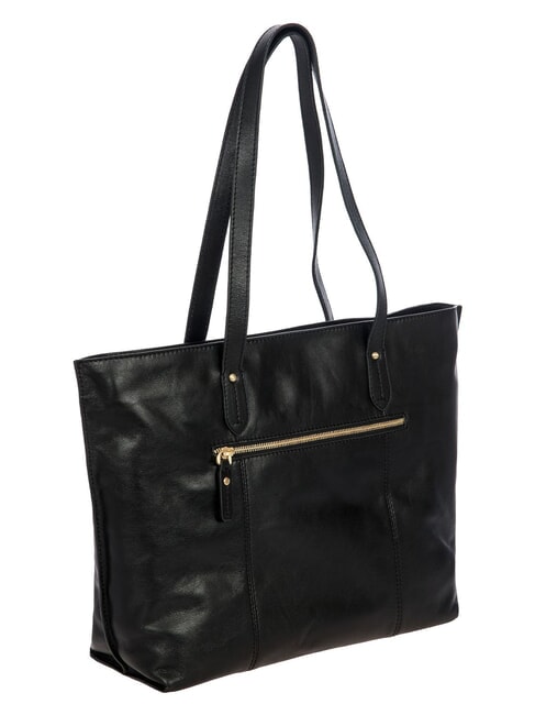 VOLTERRA Bolsa de compras de cuero negro - Bolsos Mujer
