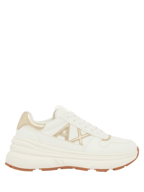 NIKY Zapatillas blanco roto + oro p&aacute;lido - Zapatos Mujer