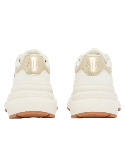 NIKY Zapatillas blanco roto + oro p&aacute;lido - Zapatos Mujer