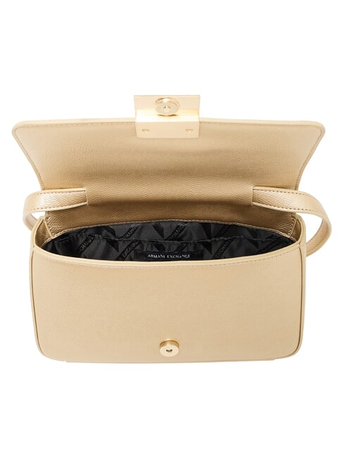 AMY Minibolso de hombro sat&eacute;n dorado claro - Bolsos Mujer