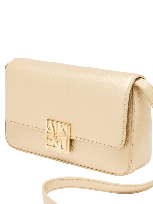 AMY Minibolso de hombro sat&eacute;n dorado claro - Bolsos Mujer