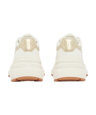 ARMANI EXCHANGE NIKY Zapatillas blanco roto + oro p&aacute;lido - Zapatos Mujer - 4