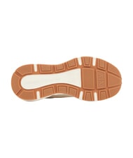 ARMANI EXCHANGE NIKY Zapatillas blanco roto + oro p&aacute;lido - Zapatos Mujer - 6