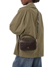 CALVIN KLEIN CK CROC Minibolso con correa para el hombro plata deliciosa/antigua - Bolsos Mujer - 2