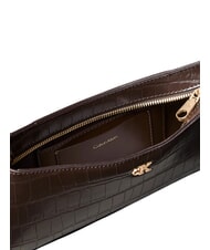CALVIN KLEIN CK CROC Bolso de hombro plata deliciosa/antigua - Bolsos Mujer - 4