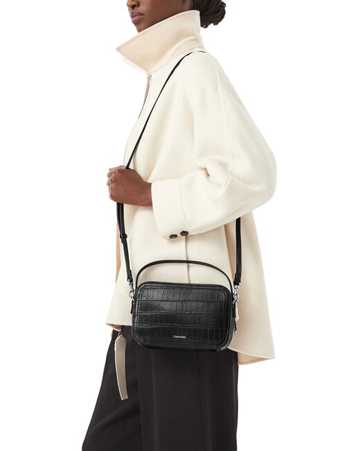CK CROC Minibolso con correa para el hombro En negro - Bolsos Mujer