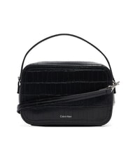 CALVIN KLEIN CK CROC Minibolso con correa para el hombro En negro - Bolsos Mujer - 3