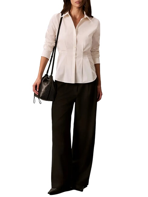 EMBLEM AOP Bolso de hombro tipo cubo aop negro - Bolsos Mujer