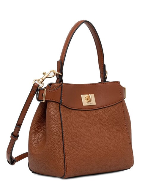 MIX MEDIA Minibolso con correa para el hombro ocre natural - Bolsos Mujer