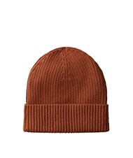 CALVIN KLEIN PATCH CHUNKY RIB  Tapa ocre natural - Sombreros - 2