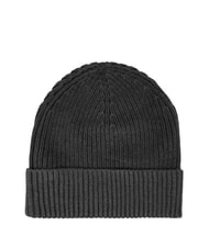 CALVIN KLEIN PATCH CHUNKY RIB  Tapa B65 gris carb&oacute;n jaspeado - Sombreros - 2