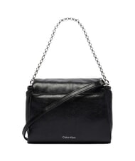 CALVIN KLEIN EMBLEM HW Minibolso con correa para el hombro En negro - Bolsos Mujer - 3