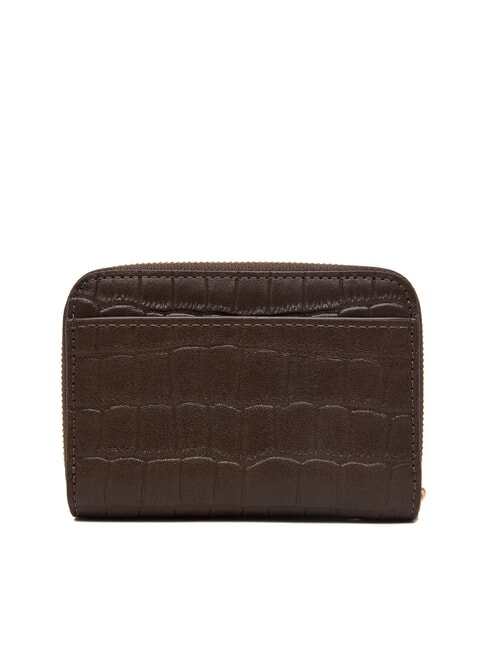 CK CROC Cartera peque&ntilde;a de cuero plata deliciosa/antigua - Carteras Mujer
