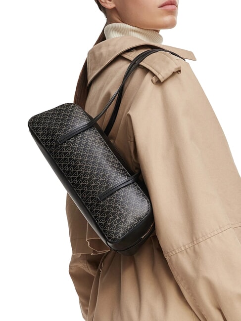 EMBLEM AOP Bolso de hombro aop negro - Bolsos Mujer