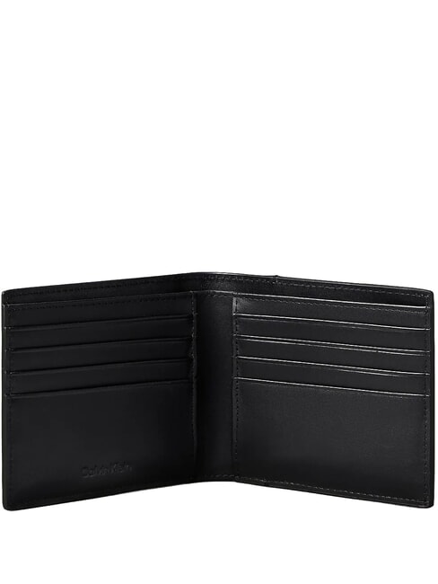 PREMIUM LEATHER Cartera de cuero En negro - Carteras Hombre