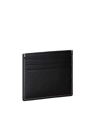 CALVIN KLEIN BOLD PEBBLE Tarjetero de cuero En negro - Carteras Hombre - 2