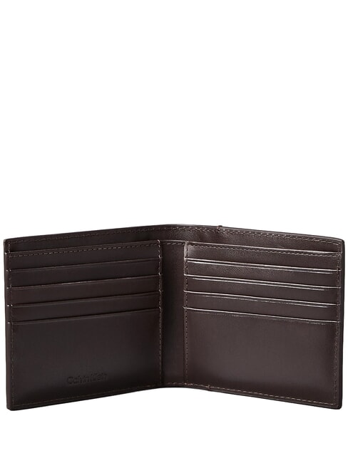 PREMIUM LEATHER Cartera de cuero ck marr&oacute;n oscuro - Carteras Hombre