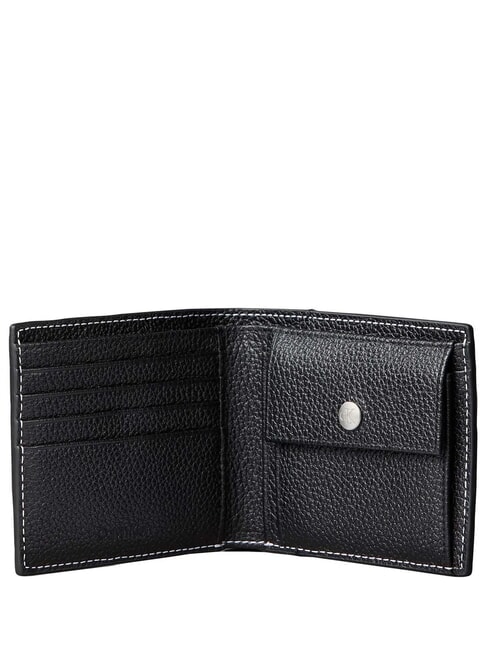 BOLD PEBBLE Cartera de cuero En negro - Carteras Hombre