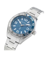 NAUTICA N83 FINN WORLD Reloj que solo muestra la hora azul y plata - Relojes - 2