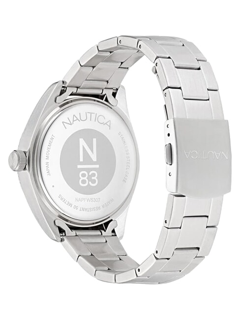N83 FINN WORLD Reloj que solo muestra la hora azul y plata - Relojes