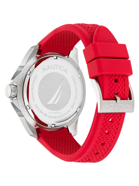 KOH MAY BAY Reloj de cuarzo gris y rojo - Relojes