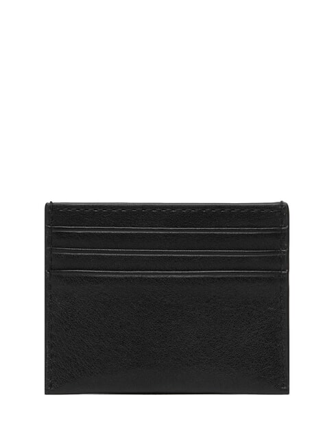 TH SEASONAL Tarjetero de cuero negro - Carteras Hombre