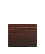 TOMMY HILFIGER TH SEASONAL Tarjetero de cuero marr&oacute;n bru&ntilde;ido - Carteras Hombre - 2