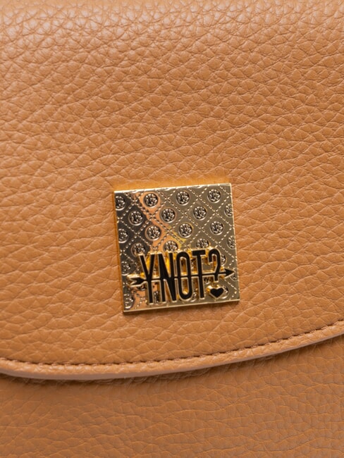 RACHEL Bolso de hombro tipo hobo con solapa. almendra - Bolsos Mujer