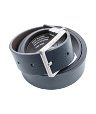 ARMANI EXCHANGE ESSENTIAL Cintur&oacute;n de cuero reversible azul marino oscuro/halc&oacute;n - Cinturones - 3