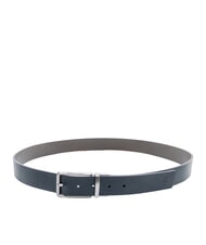 ARMANI EXCHANGE ESSENTIAL Cintur&oacute;n de cuero reversible azul marino oscuro/halc&oacute;n - Cinturones - 4