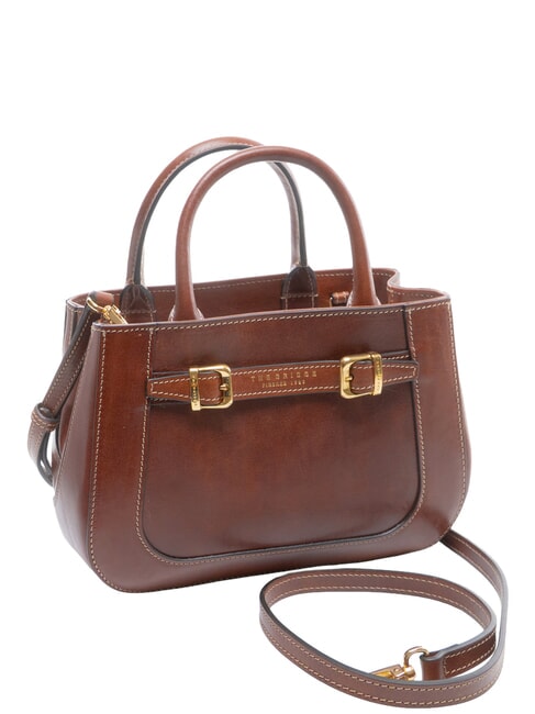 GAIA Bolso de mano con correa para el hombro. BROWN - Bolsos Mujer