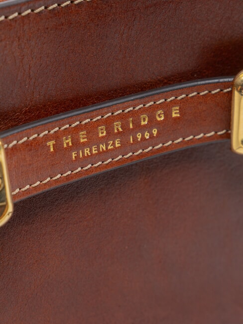 GAIA Bolso de mano con correa para el hombro. BROWN - Bolsos Mujer