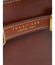 THE BRIDGE GAIA Bolso de mano con correa para el hombro. BROWN - Bolsos Mujer - 4