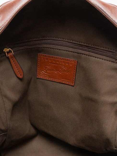 FLORA Mochila de cuero BROWN - Bolsos Mujer