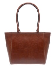 THE BRIDGE GAIA Bolsa de compras de cuero BROWN - Bolsos Mujer - 4