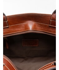 THE BRIDGE GAIA Bolsa de compras de cuero BROWN - Bolsos Mujer - 5