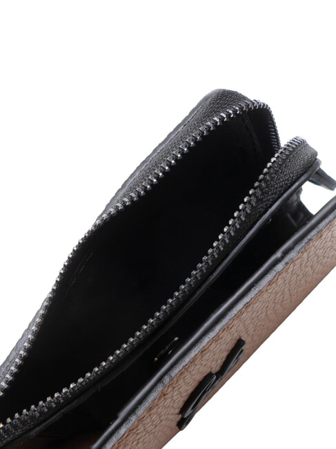 GMONEY57 Cartera de piel con cremallera capuchino - Carteras Mujer