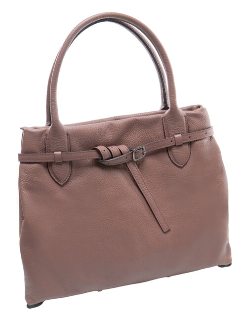 ELIF Bolso de mano mediano de piel con correa para el hombro. bals&aacute;mico - Bolsos Mujer