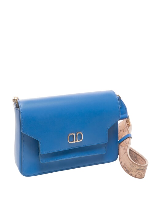 GEO SUMMER FEELING  Bolso de hombro de piel azul astral - Bolsos Mujer