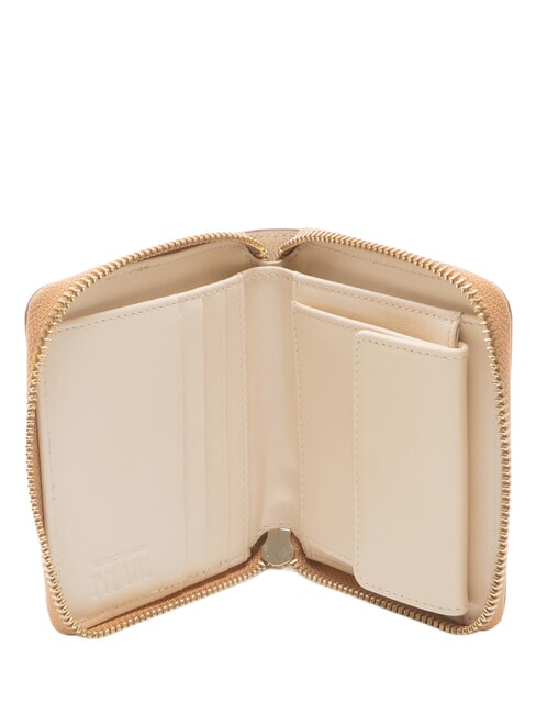HETRITAGE GEO Cartera compacta con cremallera Marfil - Carteras Mujer